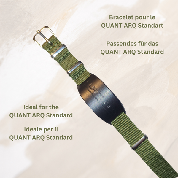 QUANT ARQ Standard- nylon strap khaki